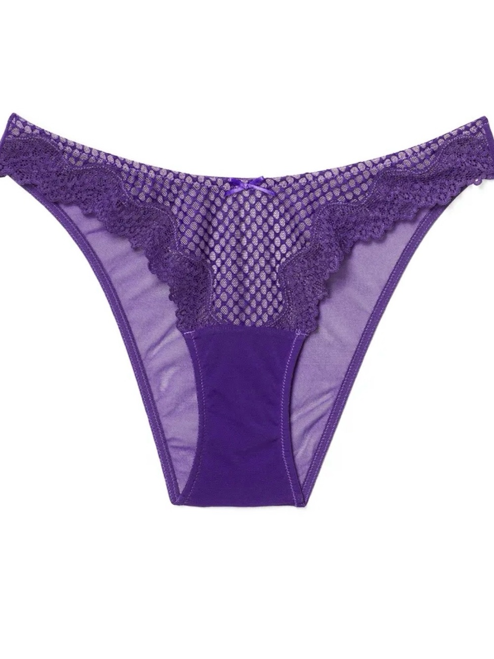 Adore Me Purple Lace Bikini Panties NWT - Picture 3 of 3